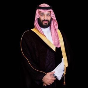 صور محمد بن سلمان ولي العهد السعودي .