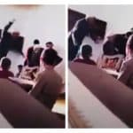 ليبيا : معلم تحفيظ قرآن يعتدي على طالب بالضرب بطريقة وحشية