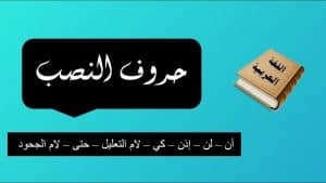 ادوات النصب في اللغة العربية